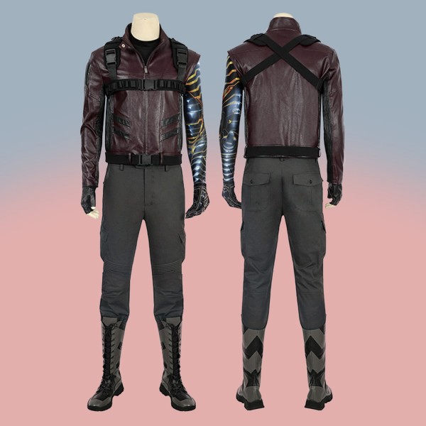 Bucky Barnes Cosplay Costume The Falcon and the Winter Soldier Bucky Barnes Suit