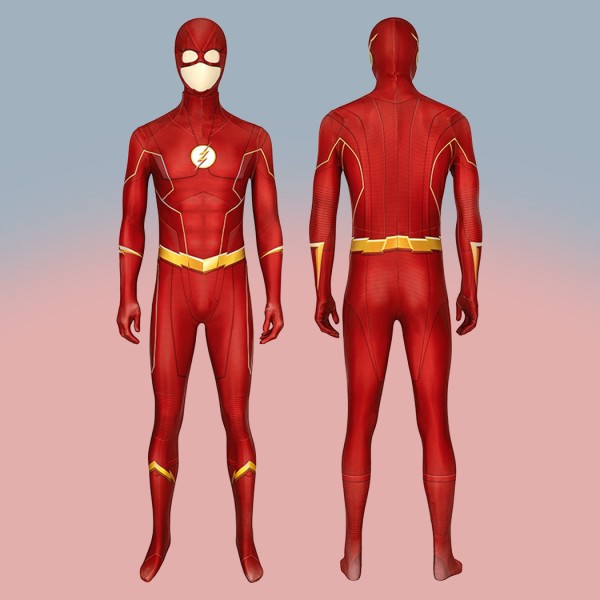 Barry Allen Jumpsuit Red The Flash Cosplay Costumes