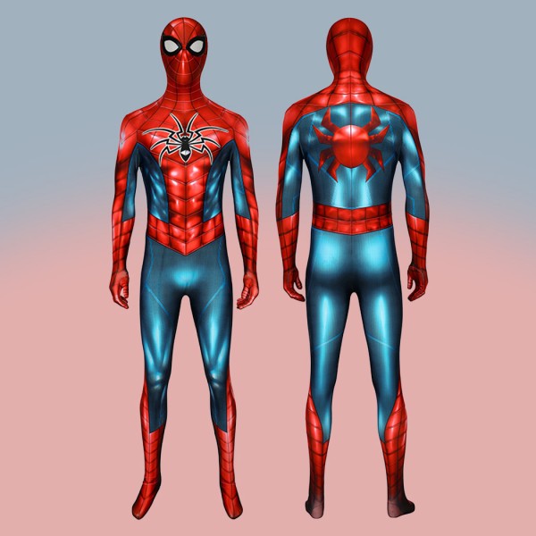 Spiderman Jumpsuit Spider Man PS4 Armour MK IV Zentai Cosplay Costume