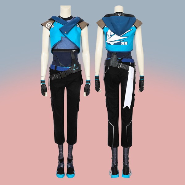 Jett Halloween Suit Valorant Cosplay Costumes