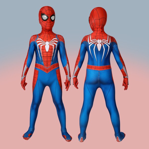 Kids Spiderman Jumpsuit Marvel Spider Man PS4 Cosplay Costumes