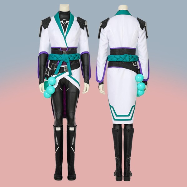 Game Valorant Cosplay Suit Sage Costumes