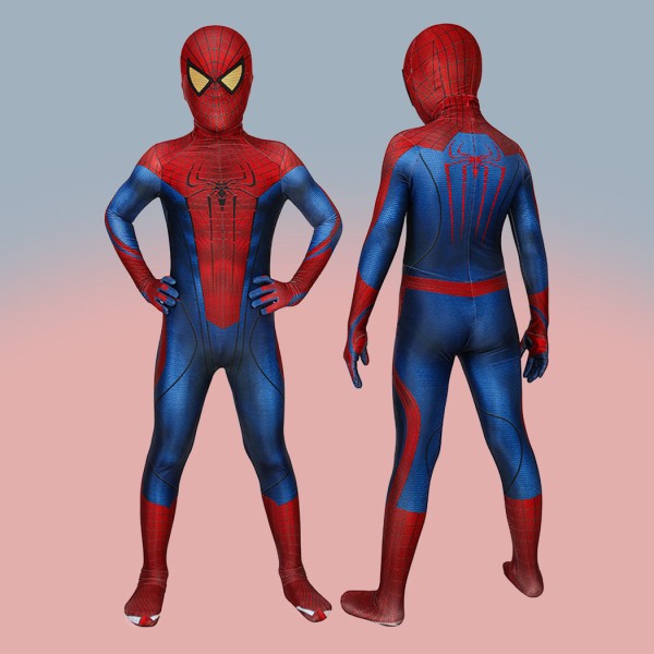 Kids The Amazing Spider-Man Peter Parker Cosplay Costumes