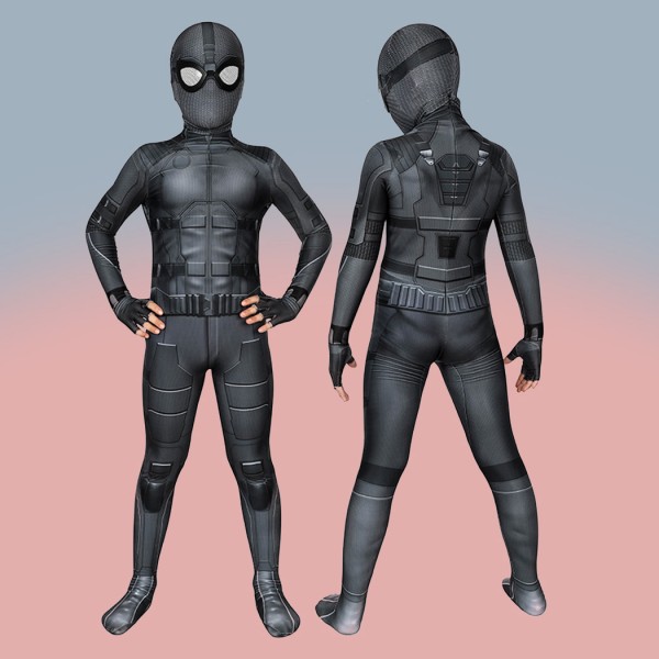 Spider Man Far From Home Cosplay Suit Peter Parker Night Monkey Costume for Kids