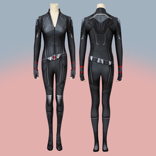 Adult Avengers Endgame Black Widow Jumpsuit Natasha Romanoff Cosplay Costumes