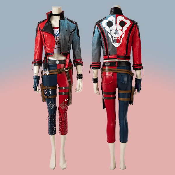 Tara Strong Costumes Harley Quinn Kill Halloween Cosplay Suit