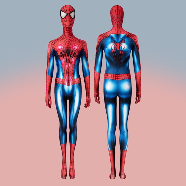 Spiderman Jumpsuit The Amazing Spider Man 2 Peter Parker Cosplay Costumes for Female