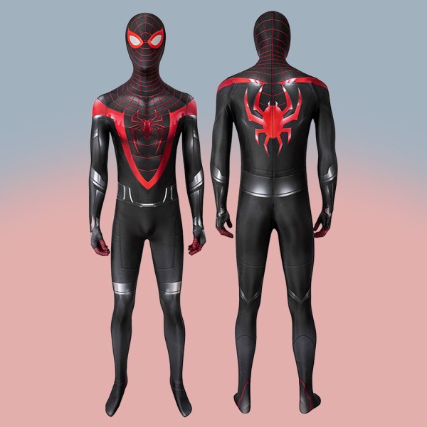 Top Level Spider Man Cosplay Costume Spiderman Miles Morales Jumpsuit