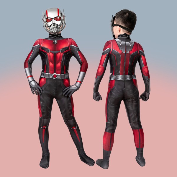 Kids Ant-Man and the Wasp Trailer Cosplay Costumes Ant Man Jumpsuit