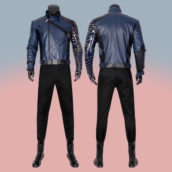 Bucky Barnes Costumes 2021 New The Falcon and the Winter Soldier Cosplay Suit