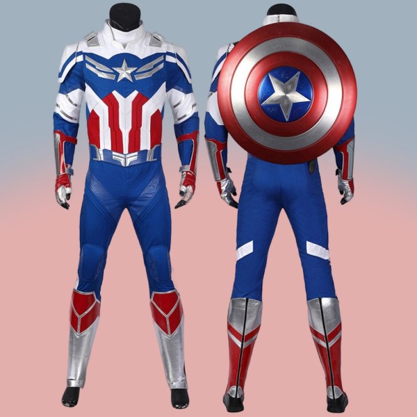 2021 Captain America Sam Wilson Cosplay Costume New The Falcon and the Winter Soldier Suit