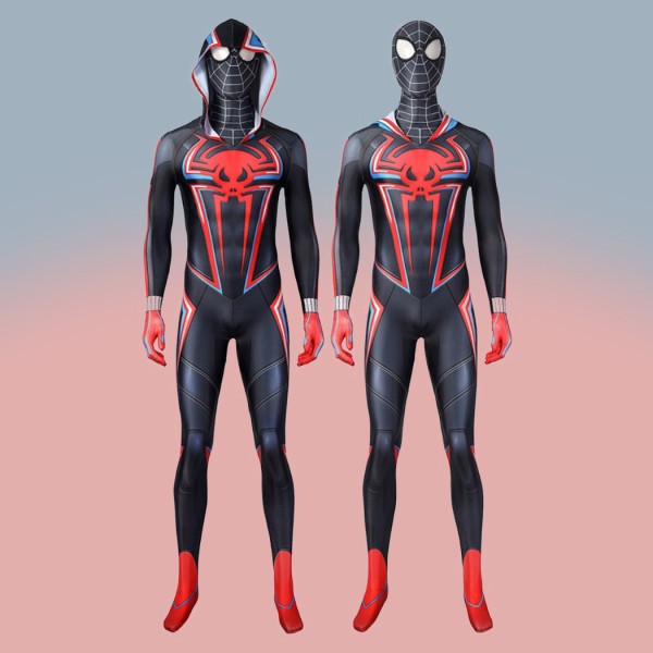 Spiderman Cosplay Costume Spider-Man PS5 Miles Morales 2099 Suit