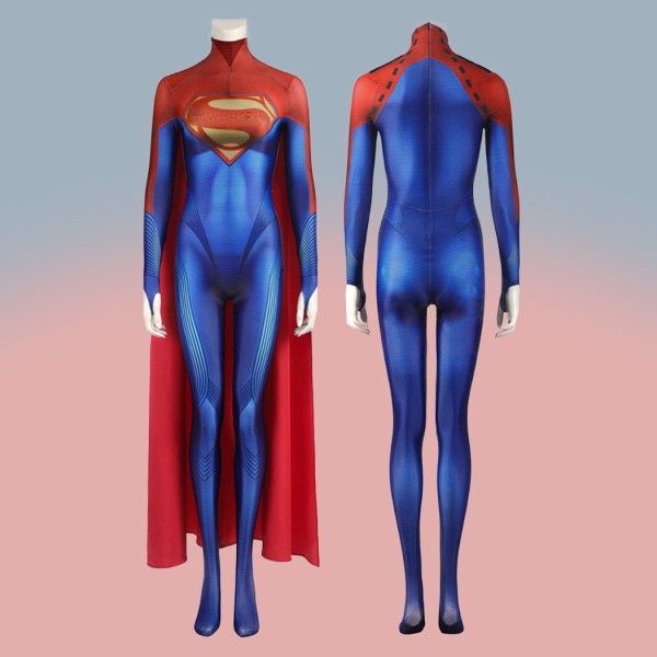 Supergirl Kara Zor-El Cosplay Costumes The Flash Movie Suit