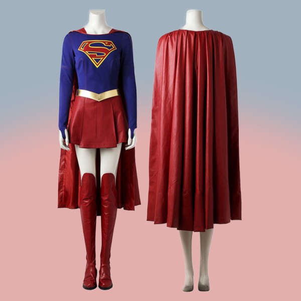 Melissa Benoist Cosplay Supergirl Kara Zor-El Costumes