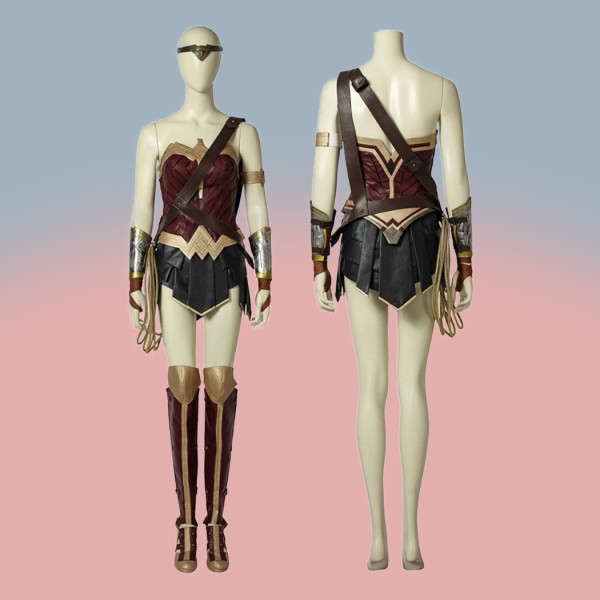 Diana Costume Justice League Wonder Woman Cosplay Suit Upgraded Version