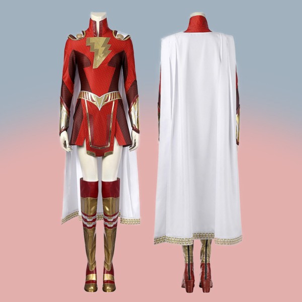 Grace Fulton Cosplay Costume Shazam! Fury of the Gods Billy Batson Suit