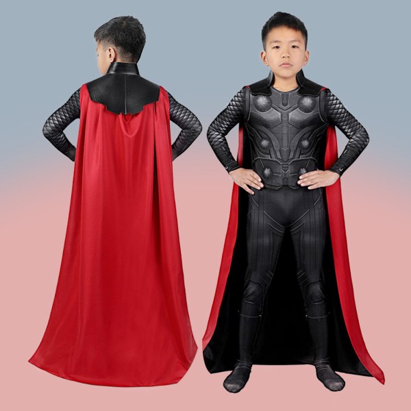 Thor Odinson Cosplay Costume Avengers 3 Infinity War Suit for Kids