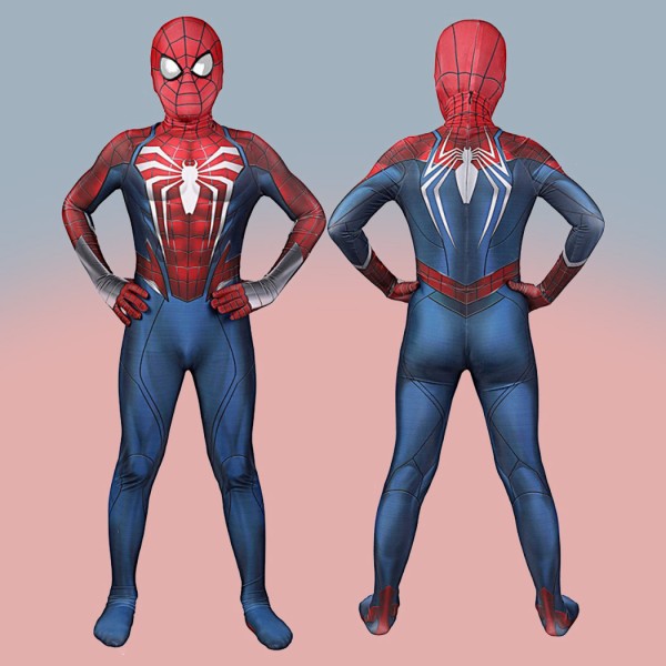 Peter Parker Cosplay Costumes Marvel Spiderman PS5 2 Suits for Kids