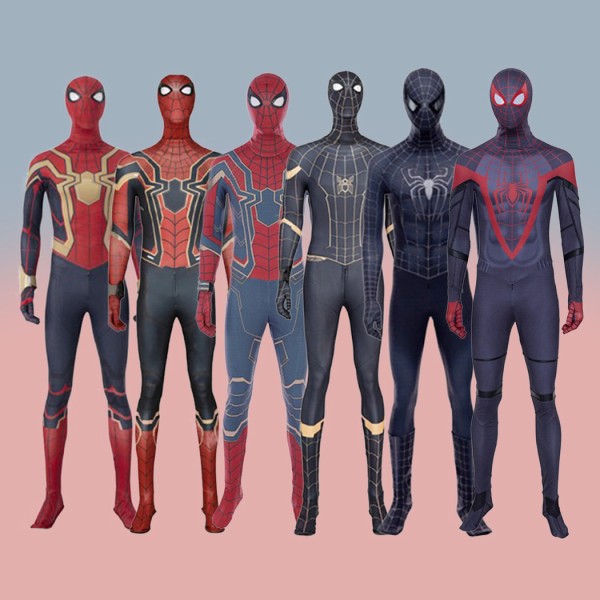 Spiderman Suit High-quality Classic Spider Man Cosplay Jumpsuit