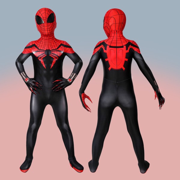 Spider Man Cosplay Costumes Spider-Man Superior Suit for Kids