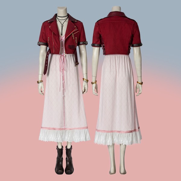 Aerith Gainsborough Cosplay Costumes Final Fantasy 7 Suit