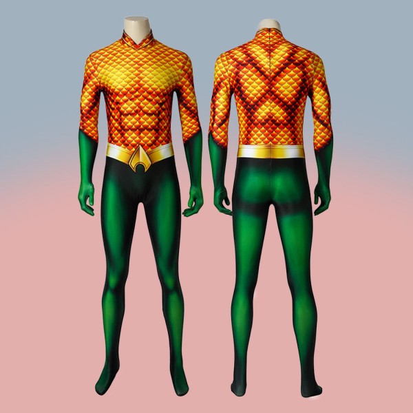 The Sea King Polyester Bodysuit Aquaman Cosplay Costumes for Adult